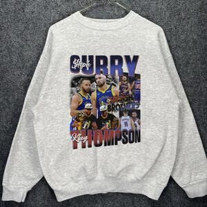 Steph Curry Retro Basketball Splash Brothers Golden State Sweatshirt